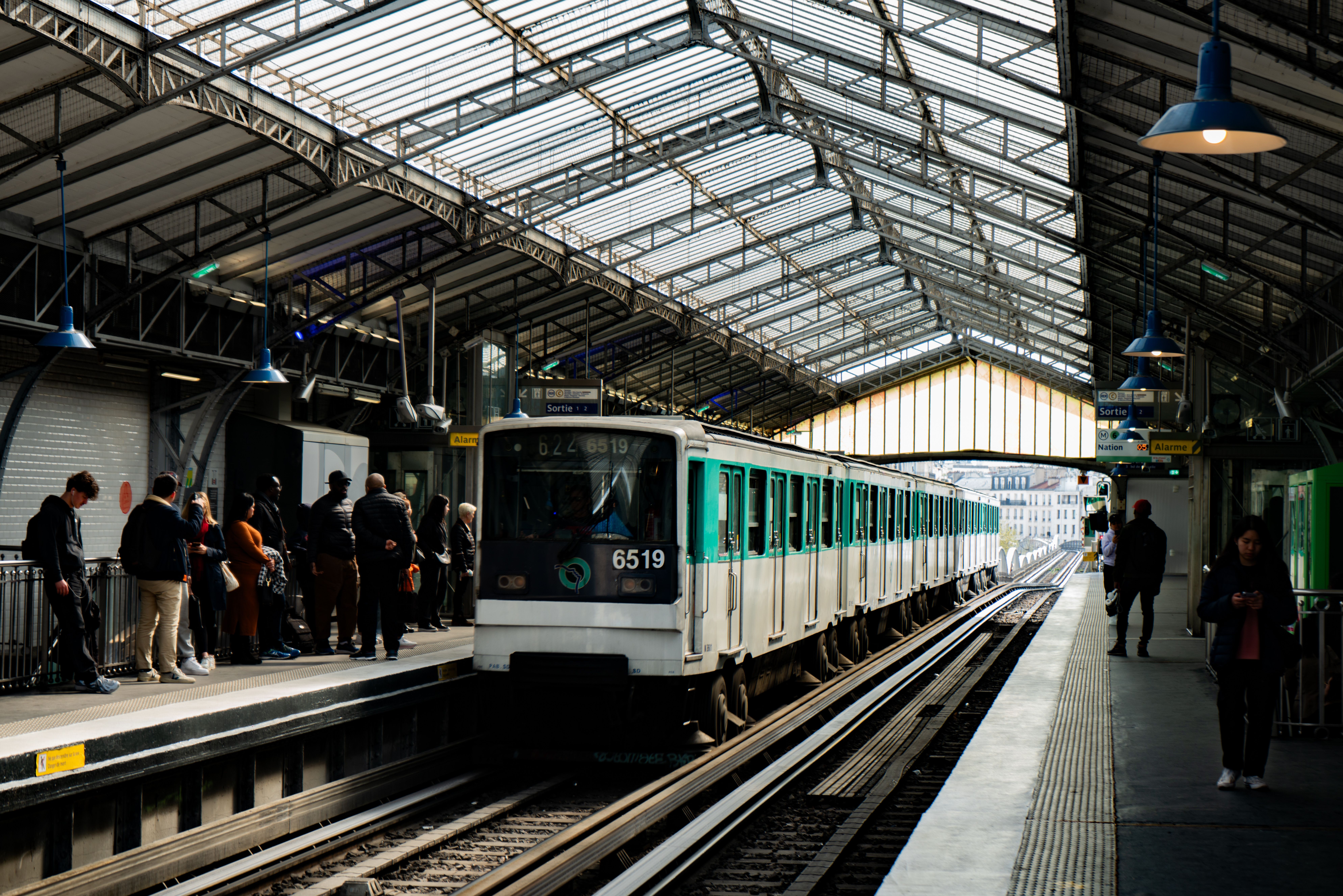 Paris subway station