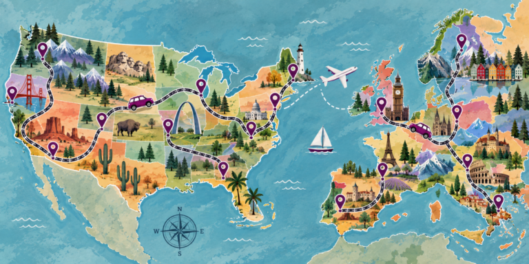 Road Trips Ideas (Pt. 1): 11 Epic Adventures in the U.S. & Europe