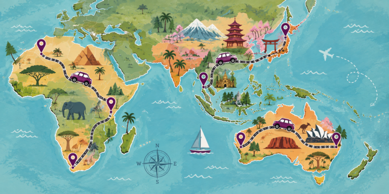 Road Trips in Africa Asia Australia