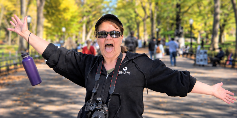 Amy in Central Park