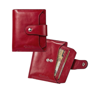 Small Leather RFID Blocking Bifold Wallet