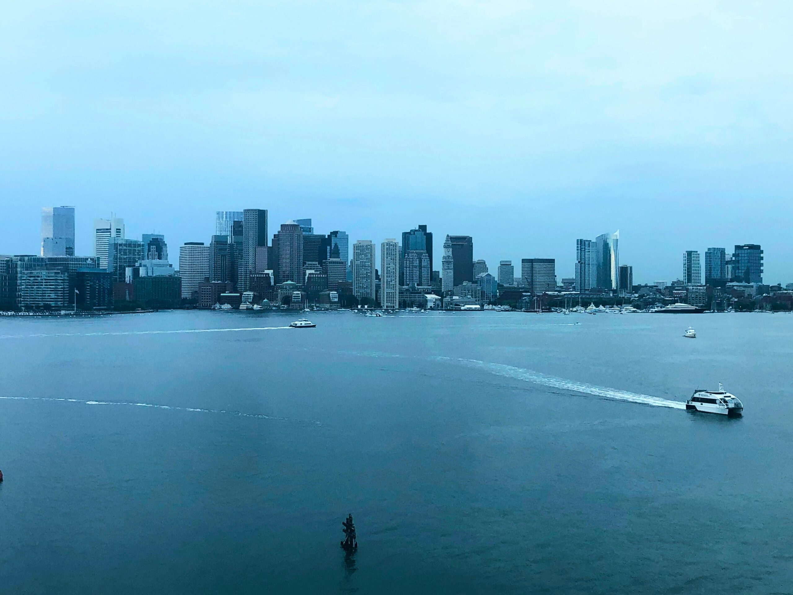 The Boston Skyline from the Hyatt Regency Boston Harbor